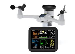 Indoor/Outdoor Weather Station with Rain and Wind