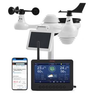 Wireless 7-in-1 Wi-Fi Weather Station with Display