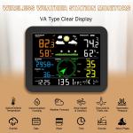 Indoor/Outdoor Weather Station with Rain and Wind