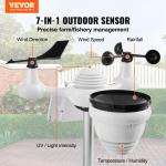 Wireless 7-in-1 Wi-Fi Weather Station with Display