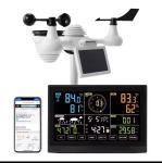 7-in-1 Wireless Wi-Fi Weather Station with Color Display