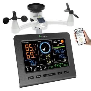 8-IN-1 Wi-Fi Smart Weather Station with Color LCD