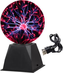 7-Inch Touch-Sensitive Plasma Ball Lamp