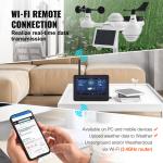 Wireless 7-in-1 Wi-Fi Weather Station with Display