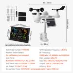 7-in-1 Wi-Fi Weather Station with Color Display