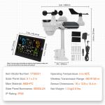 7-in-1 Wireless Indoor Outdoor Weather Station