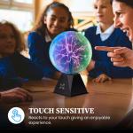 Colorful 8-Inch Plasma Ball for Fun Effects