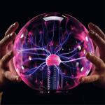 Interactive Plasma Globe Lamp with Touch and Sound