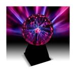 Large Plasma Globe Touch Lamp with Light Show