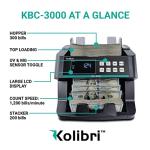 KOLIBRI KBC-3000 Money Counter with Counterfeit Detection