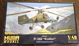 Flettner FL 282 Kolibri Helicopter Model 1:48
