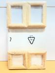 IKEA KOLIBRI Mini Pine Picture Frames - Set of 4