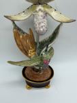 Nymphenburg Kolibri Porcelain Orchid Figurine