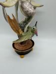 Nymphenburg Kolibri Porcelain Orchid Figurine