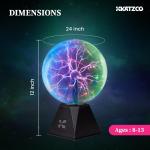 Colorful 8-Inch Plasma Ball for Fun Effects