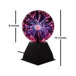 Large Plasma Globe Touch Lamp with Light Show