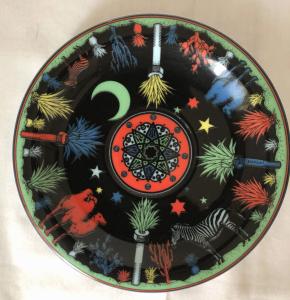 Kolibri & Savanna Saucer Set - Zebra Camel Design