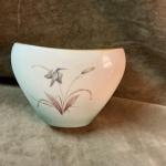 Mid-Century Modern Gold Hummingbird Porcelain Vase
