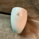 Mid-Century Modern Gold Hummingbird Porcelain Vase