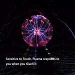 Electric Plasma Ball Light with Touch Activation