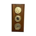 Highline West Wood Weather Station with Thermometer