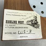 Highline West Wood Weather Station with Thermometer