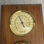 Highline West Wood Weather Station with Thermometer