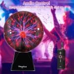 8-Inch Touch-Sensitive Plasma Ball Lamp