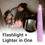 Rechargeable Flameless USB Arc Lighter with Flashlight