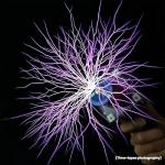 Portable Tesla Coil Gun with Rechargeable Arc Generator