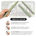 Rechargeable Flameless USB Arc Lighter with Flashlight