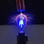 Portable Tesla Coil Gun with Rechargeable Arc Generator