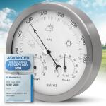 MAVORI® 3-in-1 Indoor Weather Station - Stainless Steel