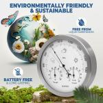 MAVORI® 3-in-1 Indoor Weather Station - Stainless Steel