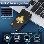 Rechargeable Dual Arc Electric Lighter - Black