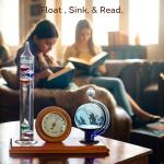 Analog Weather Station with Thermometer, Barometer, and Hygrometer