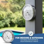 MAVORI® 3-in-1 Indoor Weather Station - Stainless Steel