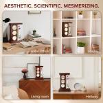 Galileo Thermometer with Clock and Weather Station