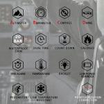 CakCity Waterproof Tactical Watch with Compass and Altimeter