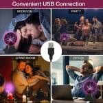 7-Inch Touch-Sensitive Plasma Ball Lamp