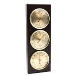 VINGAA 3-in-1 Weather Station with Wooden Frame