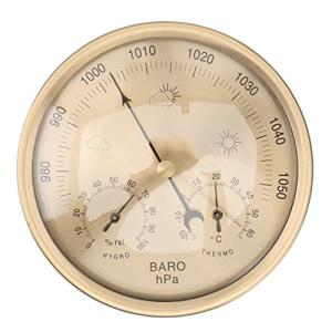 3-in-1 Analog Barometer, Thermometer, and Hygrometer