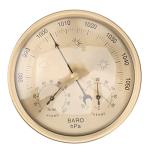3-in-1 Analog Barometer, Thermometer, and Hygrometer