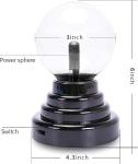 Plasma Ball Lamp with Electric Lightning Effect