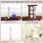 Galileo Thermometer with Clock and Weather Station