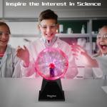 6-Inch Touch & Sound Sensitive Plasma Ball Light