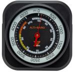 EMPEX FG-5102 Black Analog Altimeter and Barometer