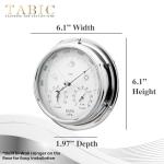 Chrome Barometer with Hygrometer and Thermometer