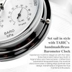 Chrome Barometer with Hygrometer and Thermometer