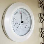 Hokco 8" Wooden Weather Station with Thermometer